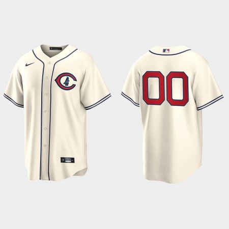 Men's Chicago Cubs ACTIVE Player Custom 2022 Cream Field of Dreams Cool Base Stitched Baseball Jersey