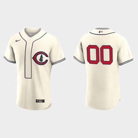 Men's Chicago Cubs ACTIVE Player Custom 2022 Cream Field of Dreams Stitched Baseball Jersey