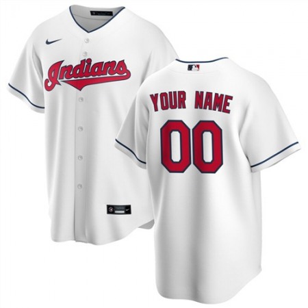 Men's Cleveland indians Customized Stitched MLB Jersey