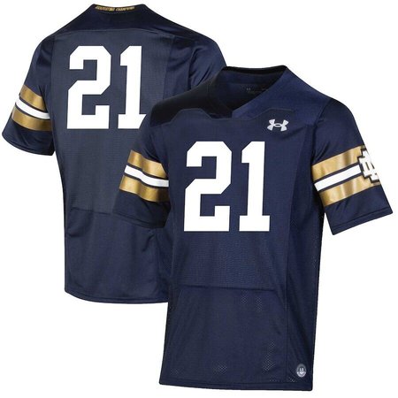 Men's Notre Dame Fighting Irish Navy Custom Jersey