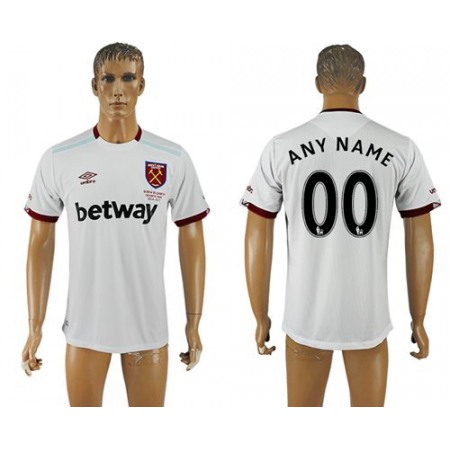 West Ham United Personalized Away Soccer Club Jersey