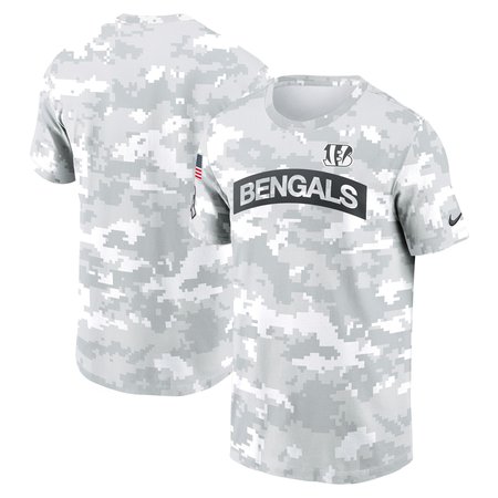 Men's Cincinnati Bengals Nike White 2024 Salute To Service Big & Tall Performance T-Shirt