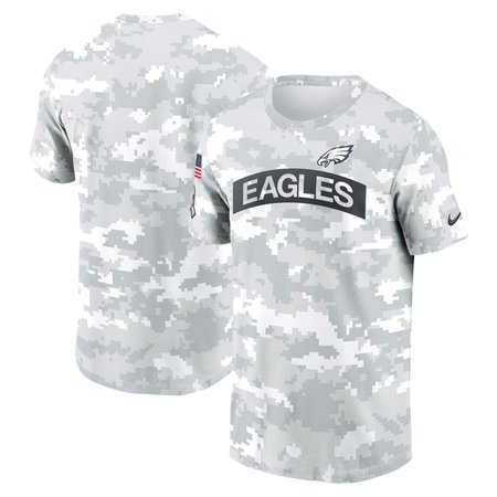 Men's Philadelphia Eagles Nike White 2024 Salute To Service Big & Tall Performance T-Shirt