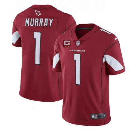 Men's Arizona Cardinals #1 Kyler Murray Red 3-star C Patch Vapor Untouchable Limited Stitched NFL Jersey