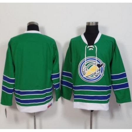 Oakland Seals Blank Green CCM Throwback Stitched NHL Jersey