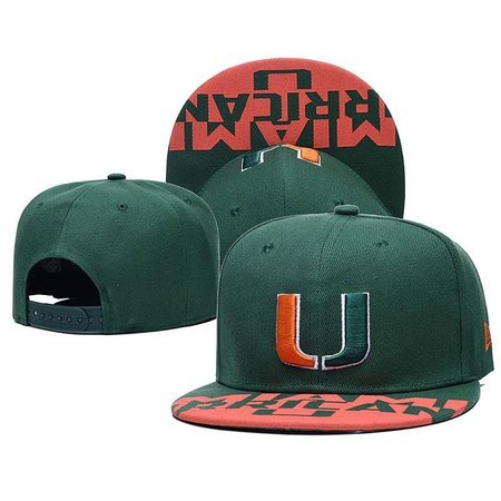 Miami Hurricanes Snapback Hat